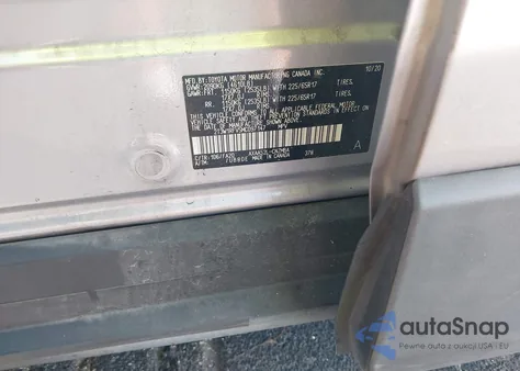 2021 Toyota Rav4 Xle/Xle Premium z USA, uszkodzony, nr VIN 2T3W1RFV5MC097147